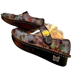Alegria PG Lite Mary Jane EU 37, excellent preowned condition; shimmering colors